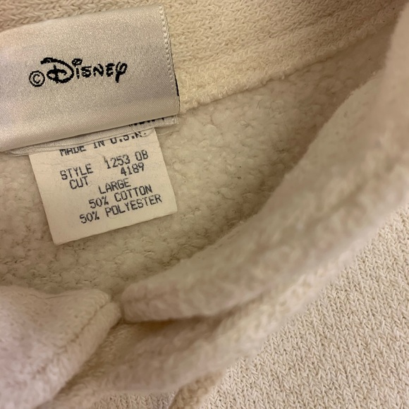 Vintage Walt Disney World Terry Hood Sweater - Picture 4 of 5